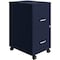 Nusparc 2-Drawer Mobile Vertical File Cabinet, 14.2" x 18" x 26.5", Blue NPRVF218AMNY - alternate 1